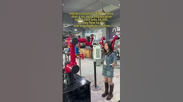 Arm span 930mm load 5kg six-axis collaborative robot worth 4,000 US dollars a #six robot #factory