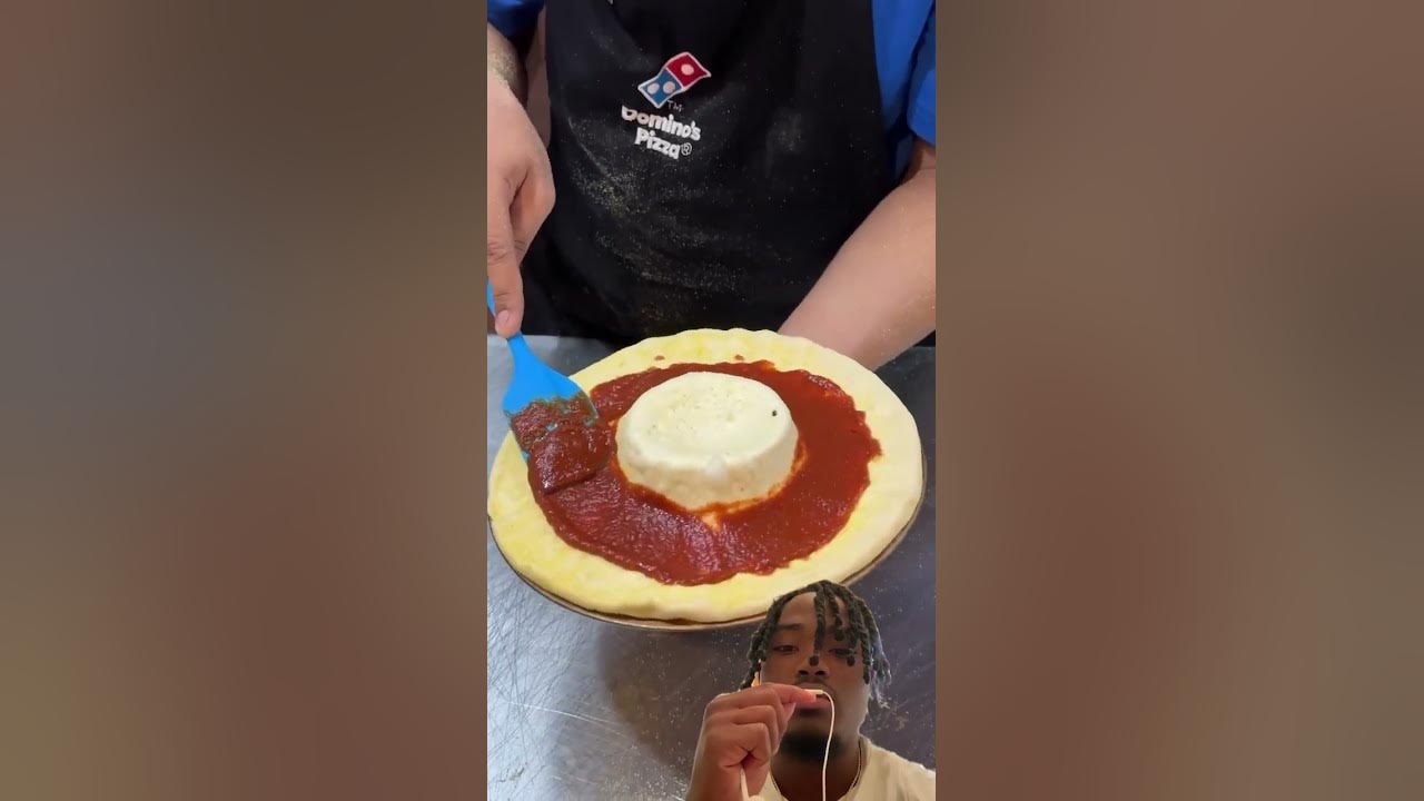DOMINOS VOLCANO PIZZA #youtubeshorts #shorts #pizza #dominos