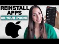 How to Reinstall Apps on iPhone | Recover Deleted Apps Fast (Easy Guide)