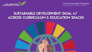 Introduction To Sdg 4.7 Across Curriculum & Education Spaces Course