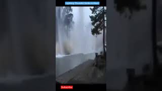 Lighting Thunder Strike in River #lightning