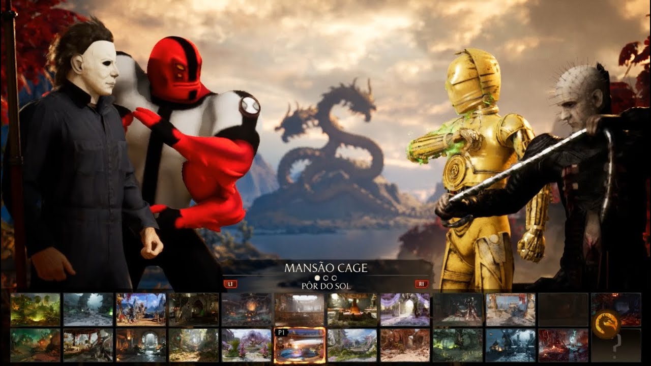 Mortal Kombat 1 – Michael Myers Vs Pinhead - Halloween Meets Hellraiser! Epic MOD Fight