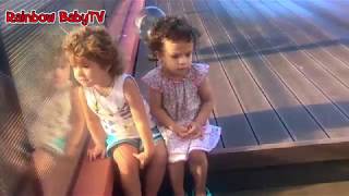 Funny Baby Playing with other Baby Kids and Are You Sleeping Song for kids