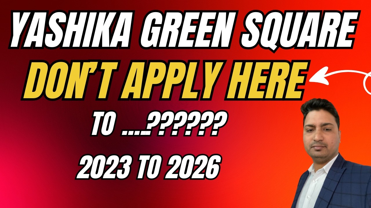 NEW LAUNCHED AFFORDABLE HOUSING GURGAON | YASHIKA GREEN SQUARE 99 | DON'T APPLY TO ?? 2023 TO 2026