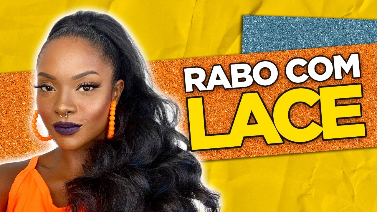 COMO FAZER RABO DE CAVALO COM LACE | Por Kenya Borges