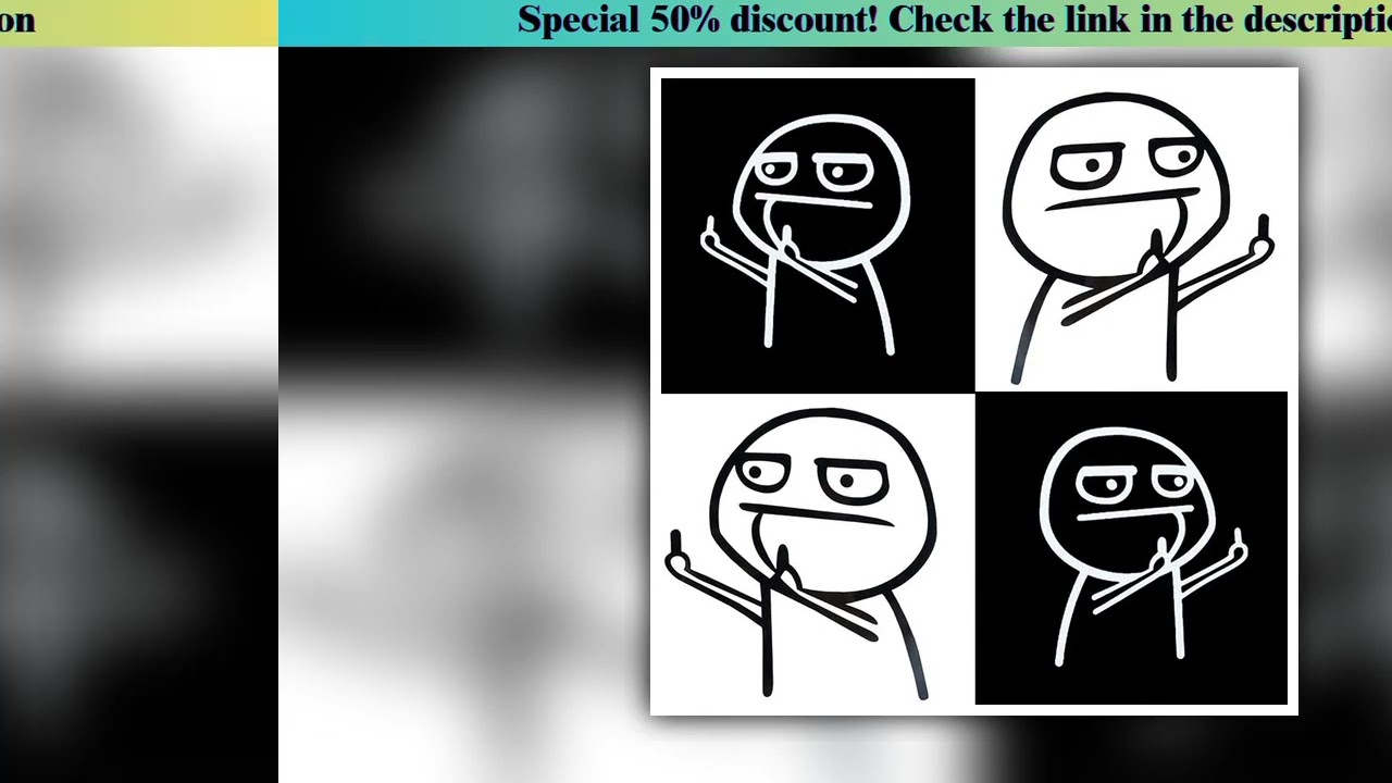 Best Seller Motorcycle Car Cartoon Funny Middle Finger Reflective Vinyl Car Sticker Bicycle Decal St