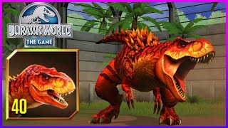 Jurassic World O Jogo 🦖 Tiranossauro Rex Level Maximo 40