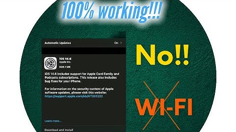 How To Update New ios using  Mobile data(No Wifi)