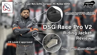 Riding Jacket with External Removable Sliders | DSG | Made in