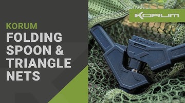 Korum - Folding spoon & Triangle Nets