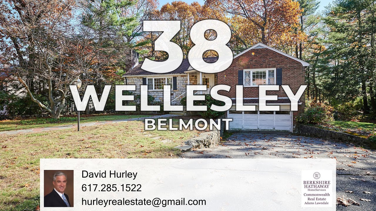 38 Wellesley Road, Belmont, MA 02478 YouTube