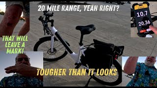E Bike Madness-The Concord sold by Walmart- I tested and I lost- bike 1 Michael 0 this round