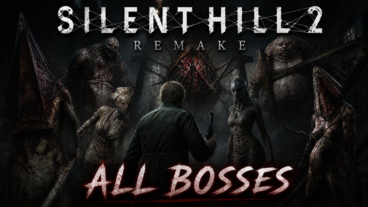 Silent Hill 2 Remake | All bosses | 