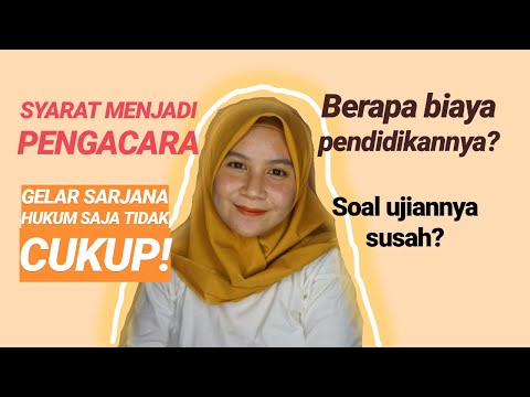 Video: Apa saja persyaratan untuk menjadi pengacara di Amerika?