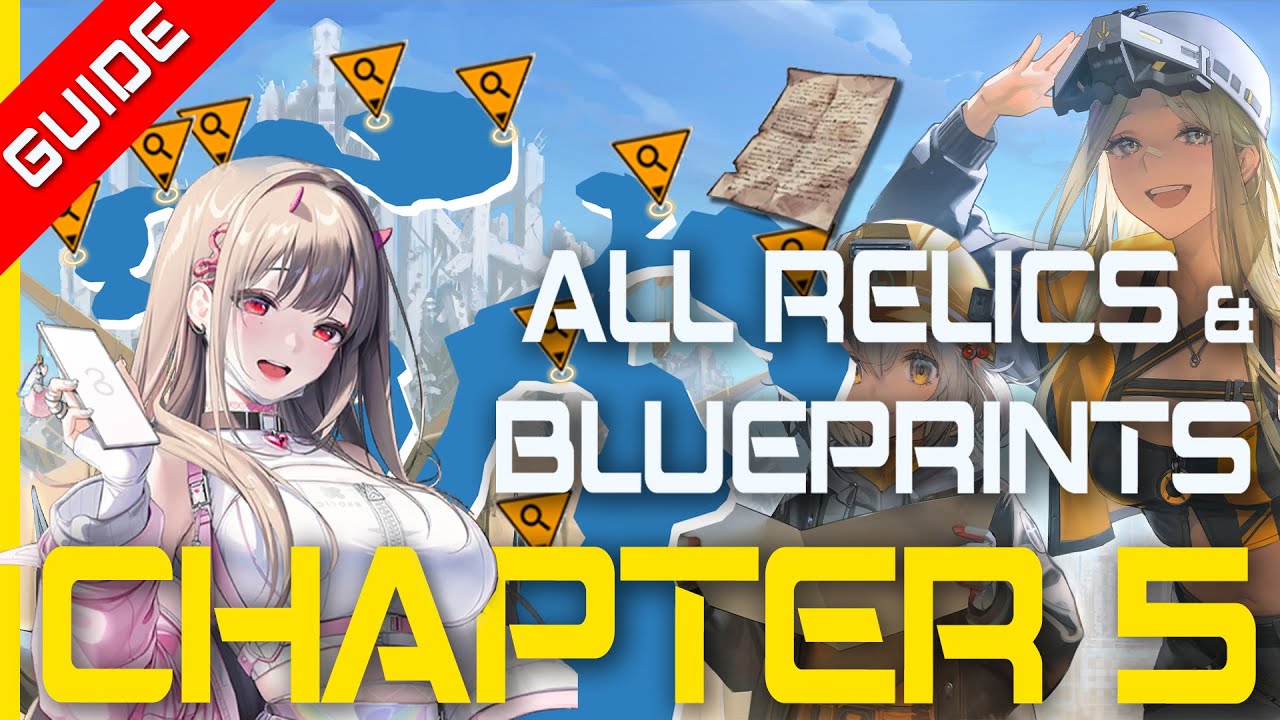 Nikke Chapter 5 All Lost Relic & Blueprint Locations - Library, Hospital, and Trendy Bar Blueprints!