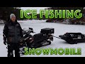Ice Fishing Snowmobile Setup