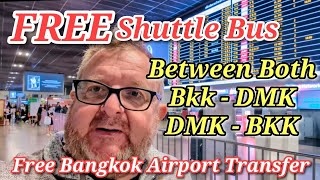 FREE Airport Transfer Bangkok | DMK to BKK Shuttle Bus Guide 2025
