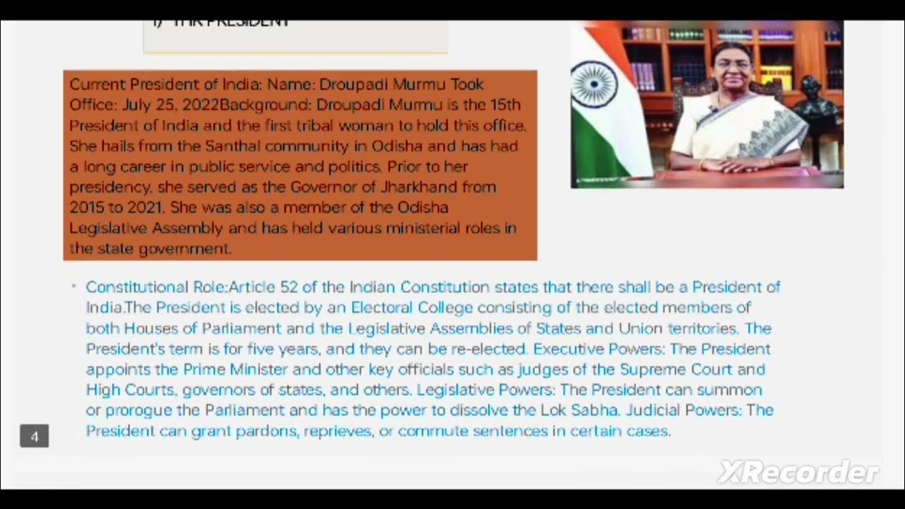 ppt political science sample ppt parliament of India YouTube