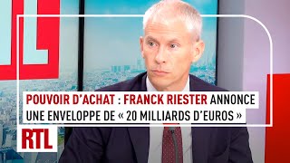 Franck Riester annonce sur RTL 
