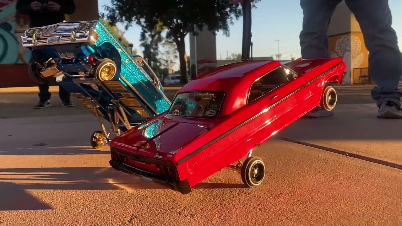 Sixty Four RC Lowriders at Chicano Park San Diego - YouTube