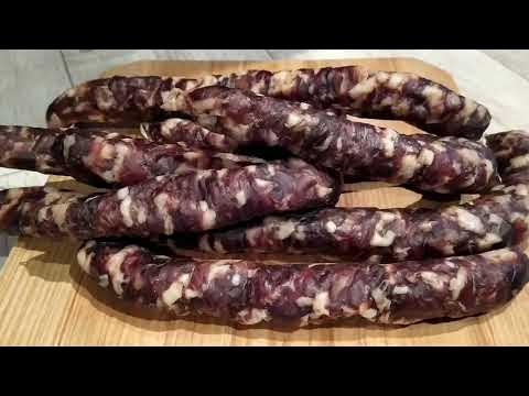 домашняя вяленая колбаса - YouTube