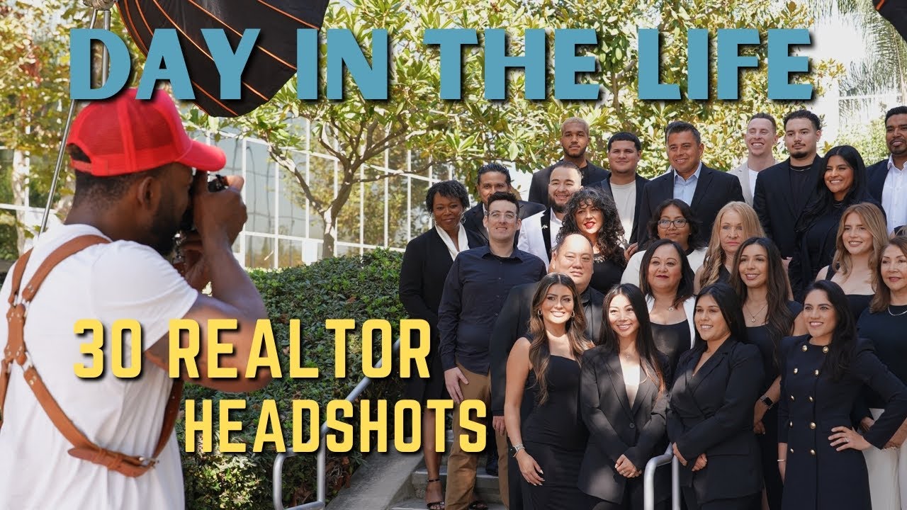 Day in the life - Shooting 30 Realtor Headshots in a Single Session ...