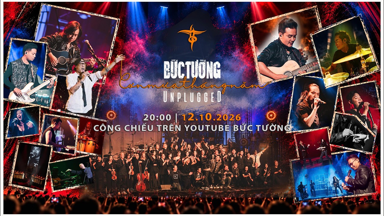 BỨC TƯỜNG UNPLUGGED: Cơn Mưa Tháng Năm | Live Concert