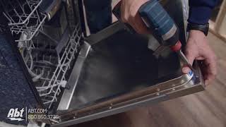 How To: Bosch Dishwasher Panel Installation