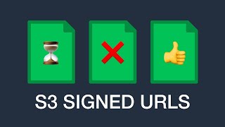 AWS S3 pre-signed url