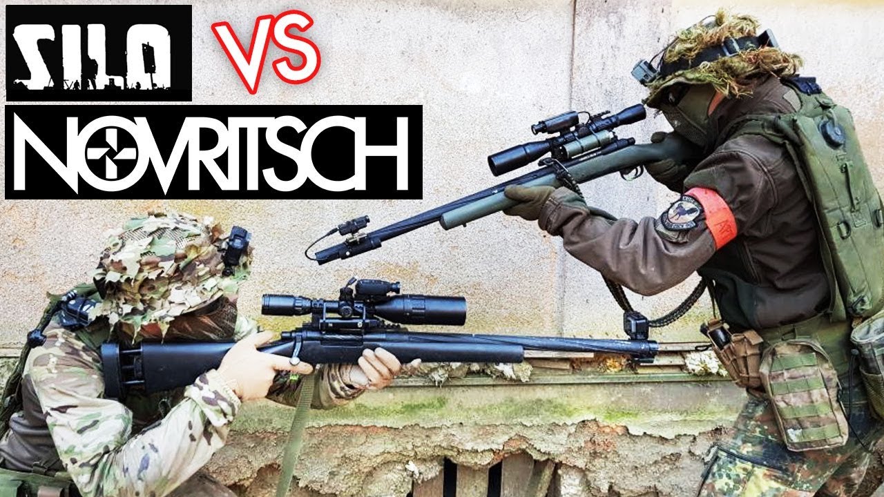⁣NOVRITSCH vs. SILO ENTERTAINMENT | 1v1 Airsoft Sniper Duel | Part #1