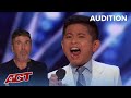 Peter Rosalita: 10 Year Old Filipino Boy BLOWS SIMON AWAY! America's Got Talent!