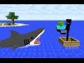 Monster School: Shark Attack - Minecraft Animation Jaws Movie