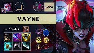 (3P Lunar) Vayne ADC vs Varus (MrPhant0m) - EUW Master Patch 26.15