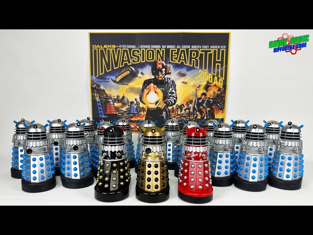 Daleks – Invasion Earth: 2150AD - Dalek Figure Collection - YouTube