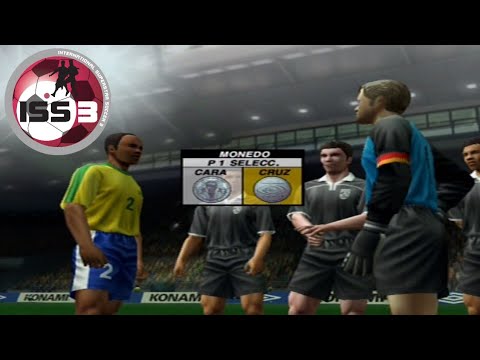 Gameplay Iss 3 Ps2 Brasil Vs Alemania International Superstar Soccer 3 Youtube