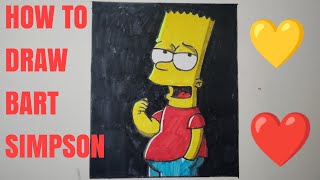 Easy Bart Simpsons Drawing Tutorial For Beginners