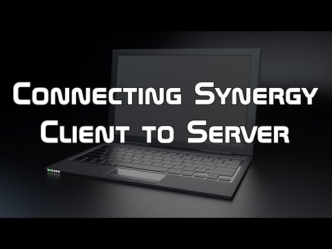 Connecting Synergy Client to Server