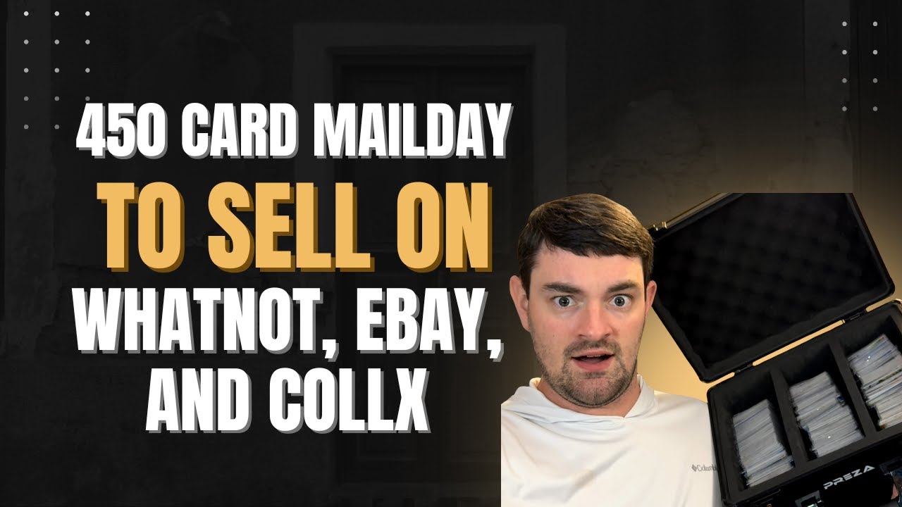 450 Baseball Cards that I bought to sell on Whatnot, Ebay, and Collx. Will I make a profit???