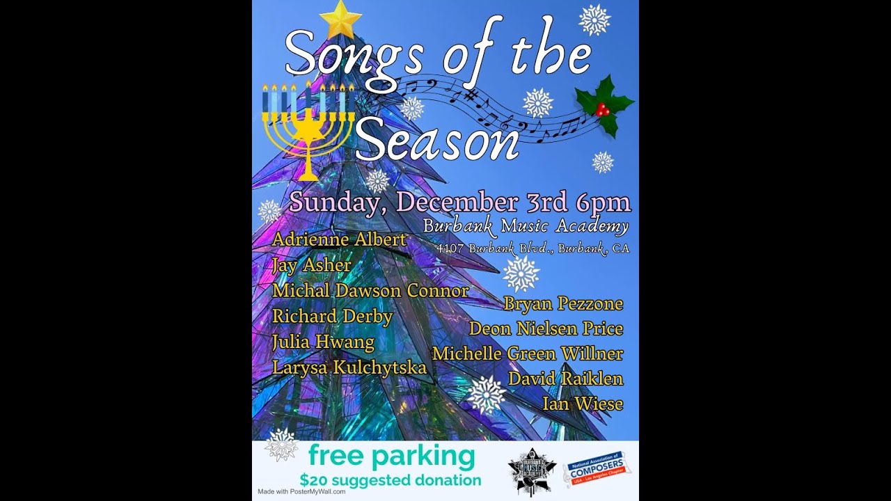 NACUSA-LA Songs Of The Season Concert 2023