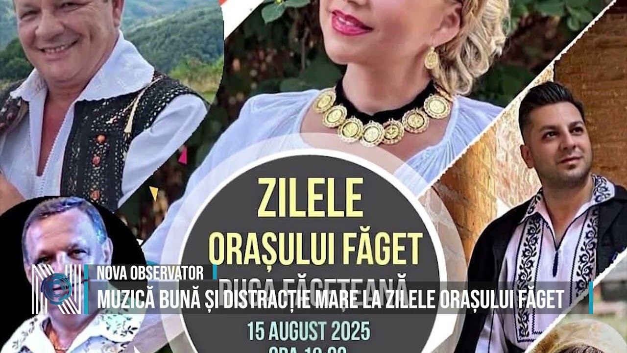MUZICĂ BUNĂ ȘI DISTRACȚIE MARE LA ZILELE ORAȘULUI FĂGET