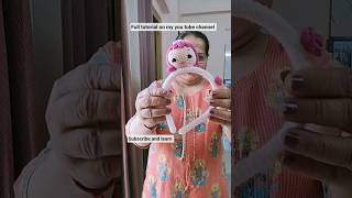 Crochet hair band New design subscribe and learn full tutorial on my you tube channel #crochet #diy