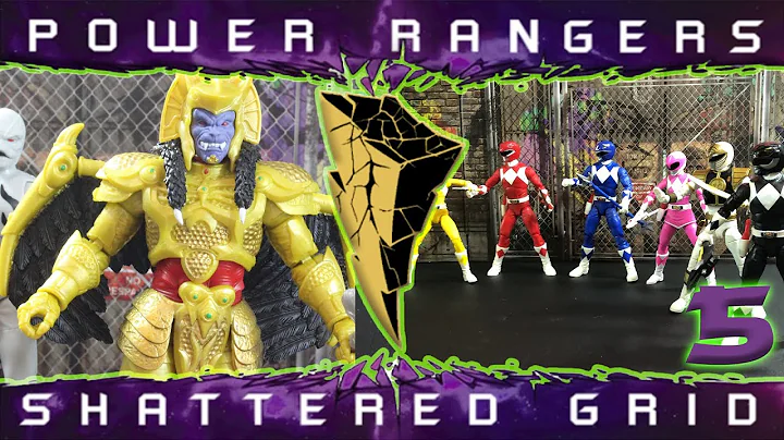 POWER RANGERS: SHATTERED GRID | MIGHTY MORPHIN POWER RANGERS VS GOLDAR [STOP MOTION]