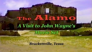 Friends explore john wayne's "the alamo" movie set near brackettville,
texas on march 5, 1994. aside from modifications over the years, alamo
had rem...