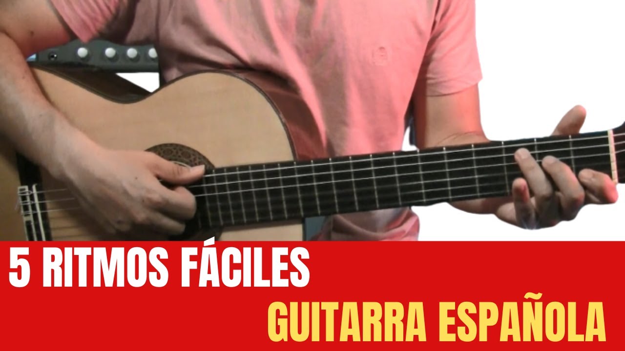 5 ritmos fáciles tocar en guitarra española -