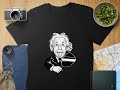 Einstein Pickleball T-Shirt, Funny Graphic Tee, Unisex or Women's T-Shirt, Unique Design, Gift Idea