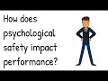 How does psychological safety impact performance?