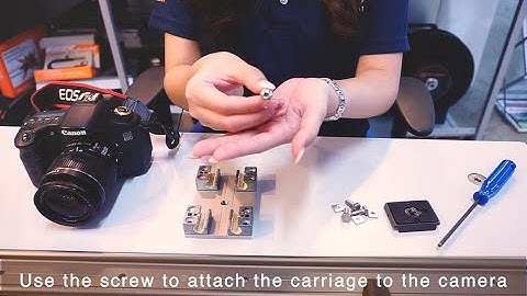 How to DIY a camera slider with drylin® linear guide?