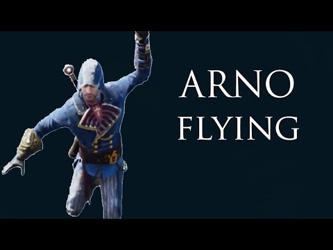 Arno Flying - Funny Assassins Creed Unity Bug [PlayStation 4]
