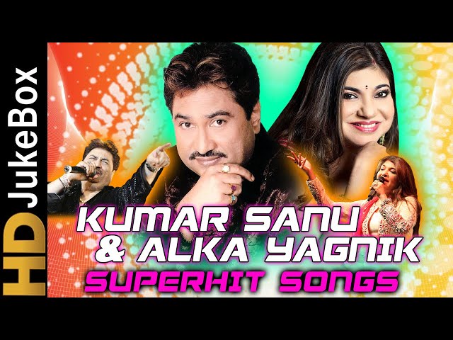 Kumar Sanu & Alka Yagnik Superhit Songs | Bollywood 90's Evergreen Songs Collection class=