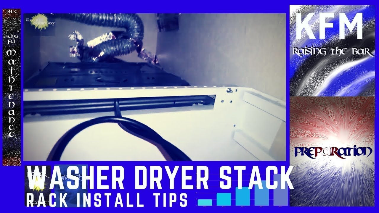 Washer Dryer On Stack Rack Install Few Quick Tips For Really Crazy ...